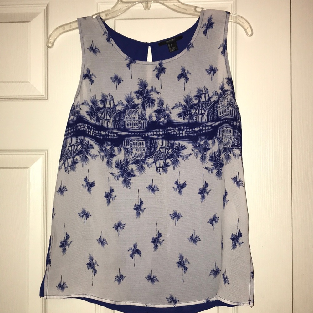 Forever 21 Colorblock Island Tank